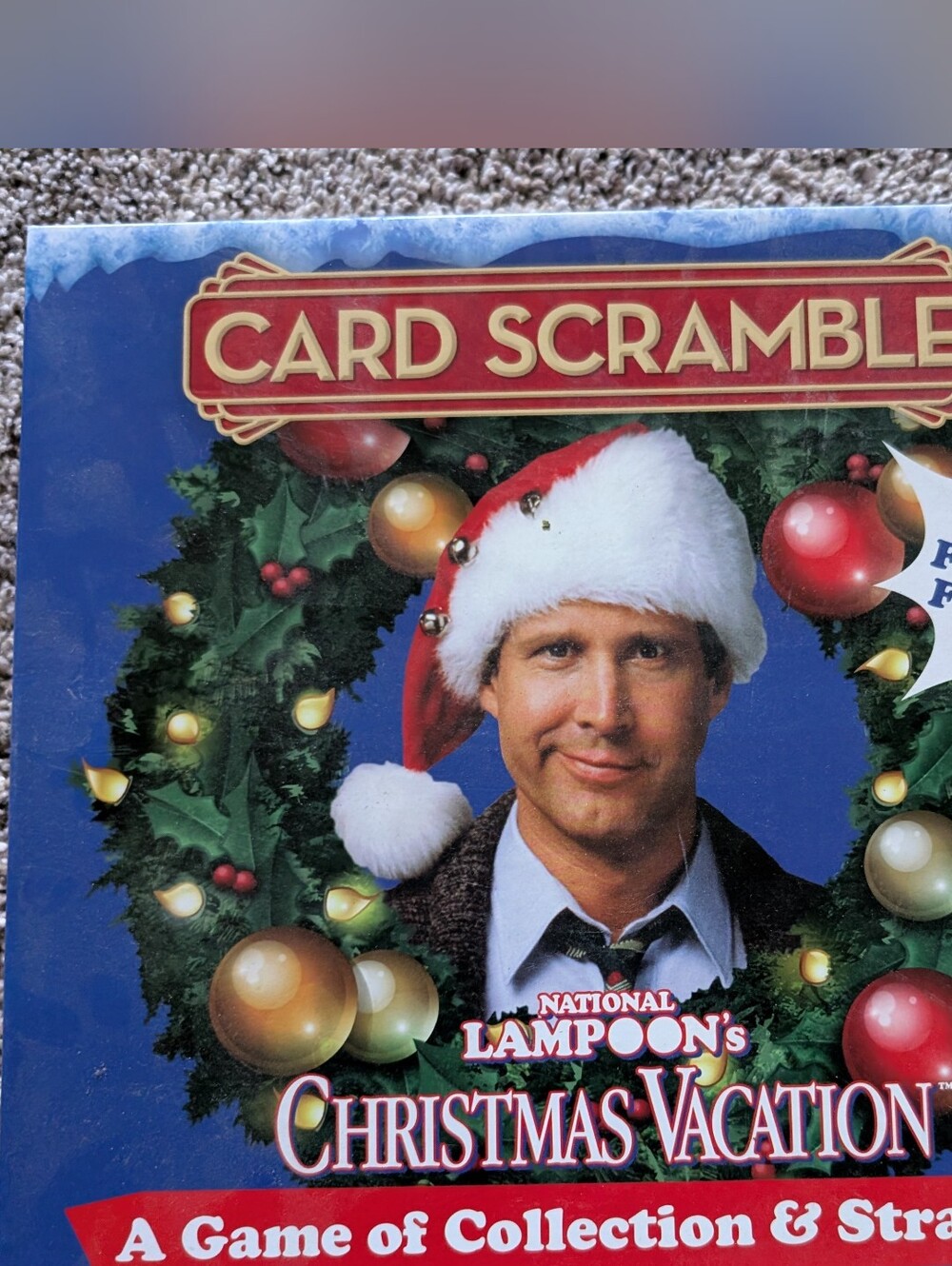 Brand New! Card Scramble National Lampoon's Christmas Vacation Holiday Game